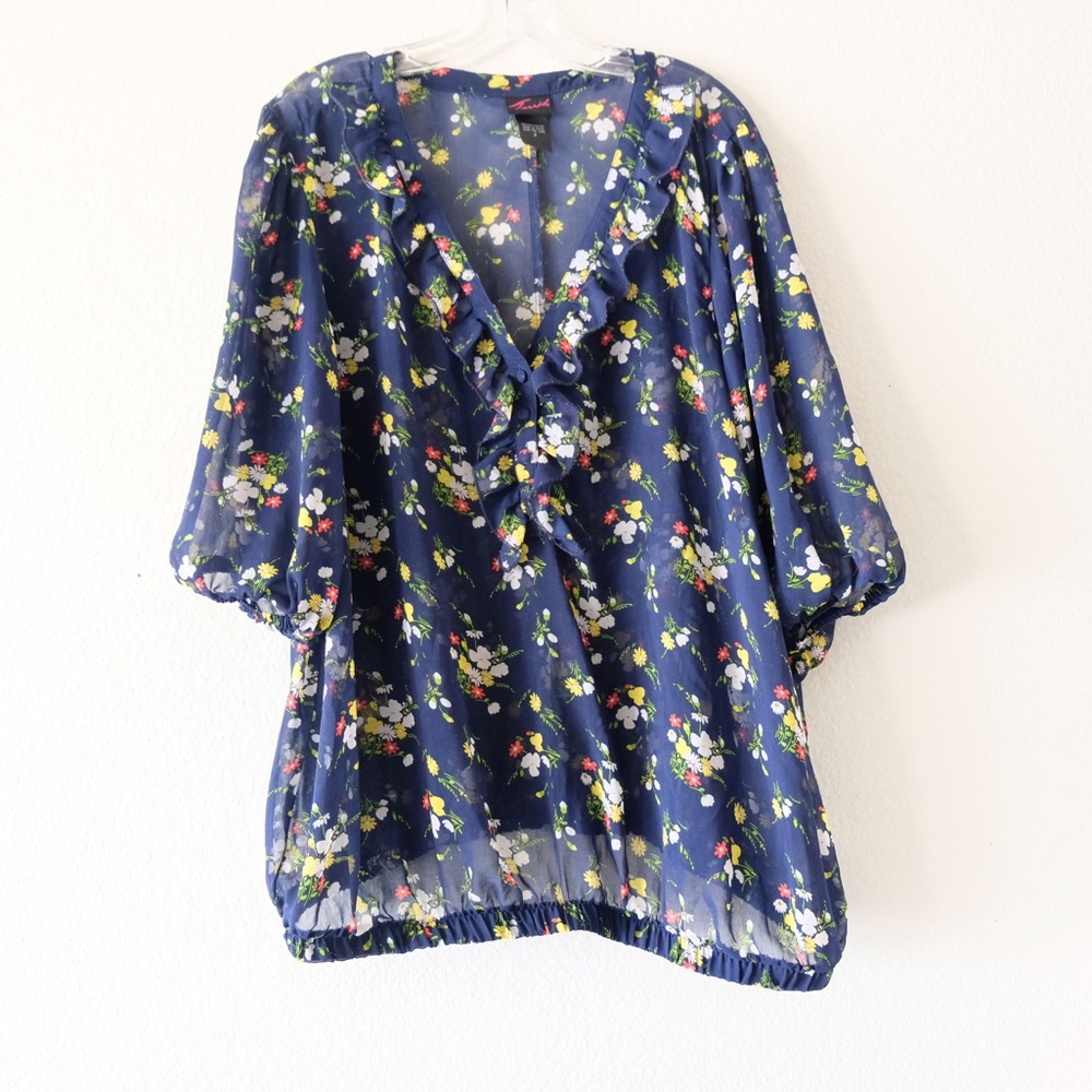 Torrid Floral Top Size 2
